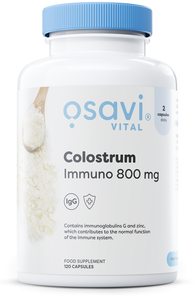 Osavi Colostrum Immuno Bovine Colostrum with Zinc for Immune Support 120 Capsules