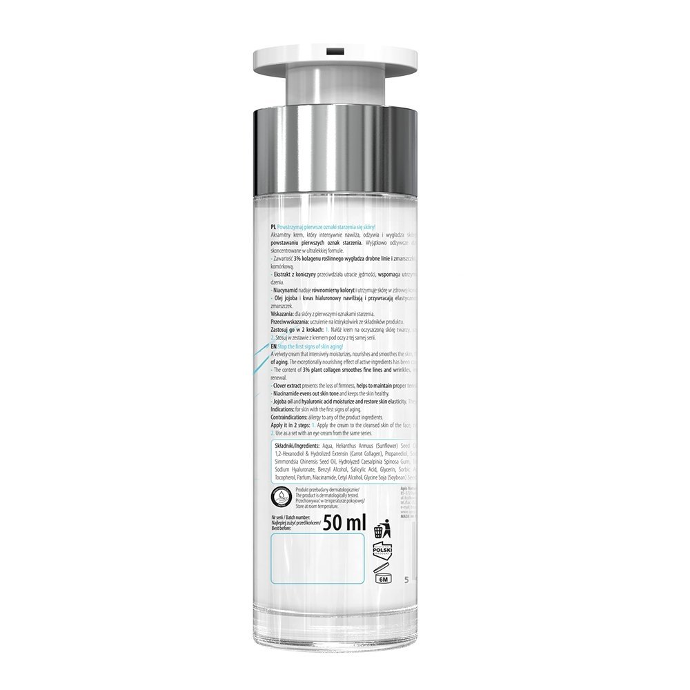 Apis Natural Slow Aging Step 1 Aksamitny Krem Redukujący Pierwsze Zmarszczki 50ml