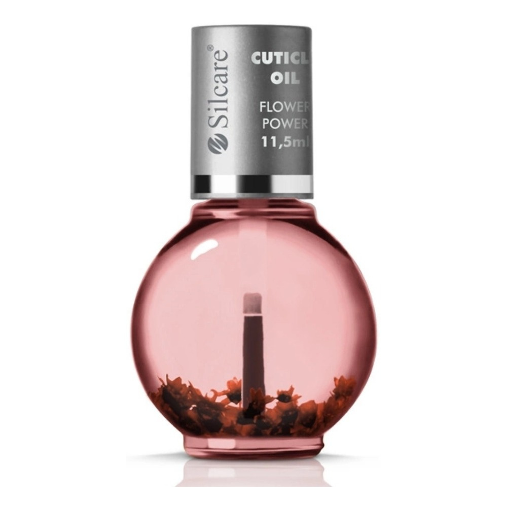 Silcare Garden of Colour Flower Power Nail & Cuticle Oil with Flowers 11.5ml