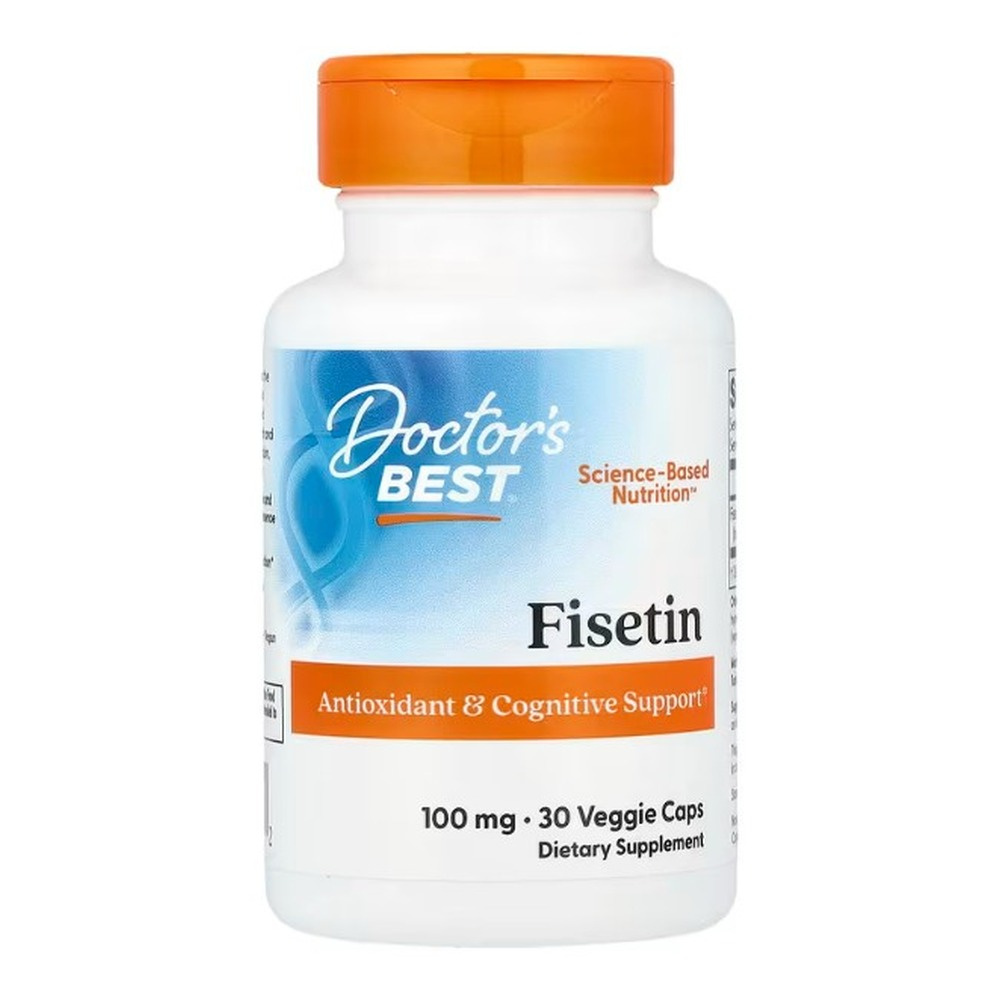 Doctor's Best Fisetin, 100mg Capsules 30 vcaps