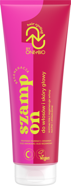 OnlyBio Hair Cycling Regeneracja Szampon do Włosów i Skóry Głowy 250ml