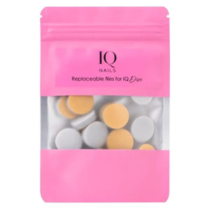 IQ Nails Gąbki do Polerowania Paznokci 20mm 25 Sztuk