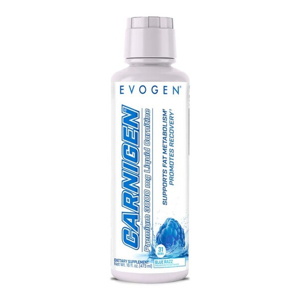 Evogen Carnigen Liquid L-Carnitine Supplement Blue Razz 473ml