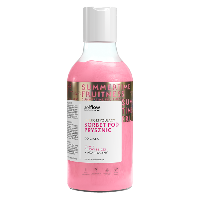 Vis Plantis So!Flow Luxurious Tropical Shower Gel with Guava & Lychee, 400ml