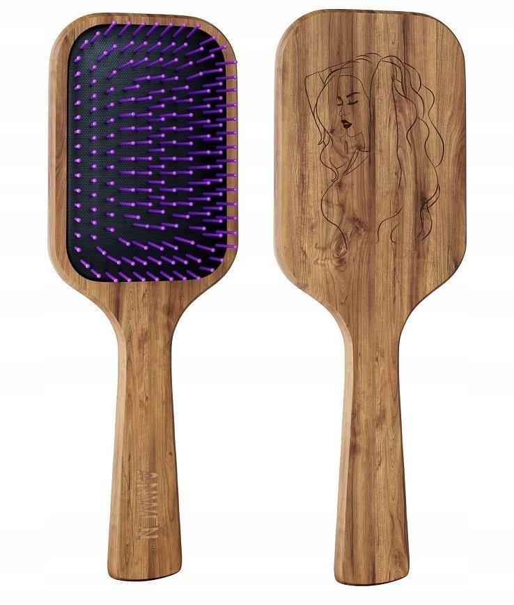 Anwen Premium Wooden Hair Brush for Thick Hair
