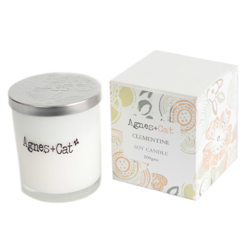Agnes + Cat Votive Candle - Clementine