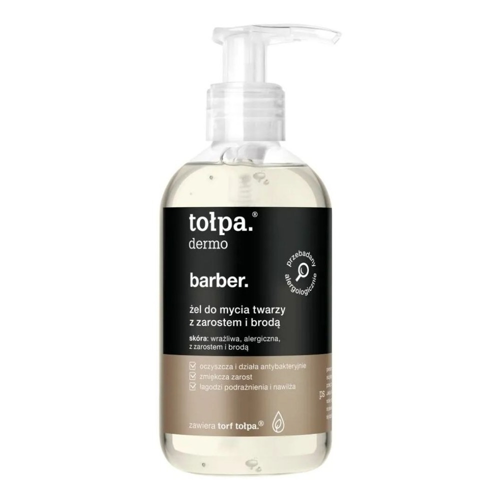 Tolpa Dermo Men Barber Beard and Facial Cleansing Gel 150ml