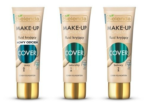 Bielenda Make-Up Academie Cover Fluid Covering No. 0 Light for Oily and Combination Skin 30g
