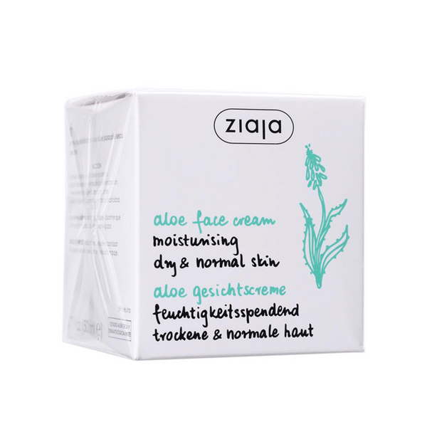 Ziaja Aloe Moisturizing Face Cream for Dry Skin Vegan 50ml