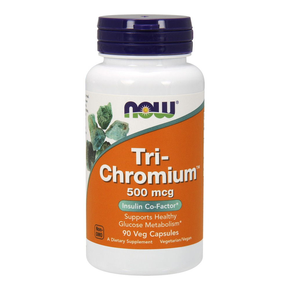 Now Foods Tri-Chromium 500mcg 90 Kapsułek