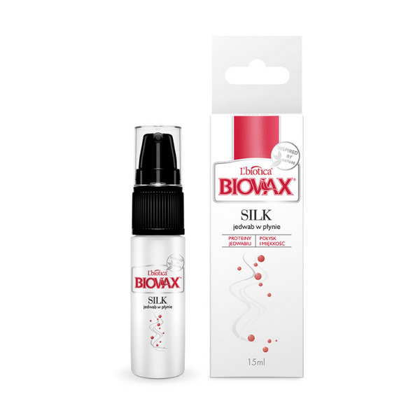 Biovax Silk Regenerating Silk Liquid for Damaged Hair 15ml