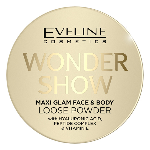 Eveline Wonder Match Sypki Puder Rozświetlający do Twarzy i Ciała Maxi Glam 6g