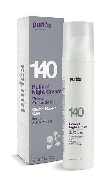 Purles 140 Clinical Repair Care Night Cream with Retinol 0.5% 50ml