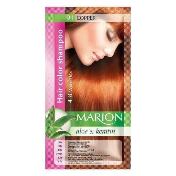 Marion - Szampon koloryzujący 4-8 myć nr 91 Copper 40ml