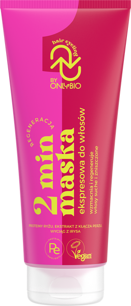 OnlyBio Hair Cycling Regeneracja 2 Minutowa Maska Ekspresowa do Włosów 200ml