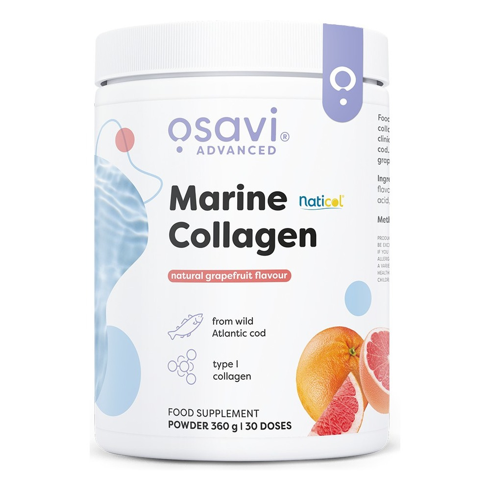 Osavi Marine Collagen from Wild Cod Grapefruit Powder for Skin and Joints 360g