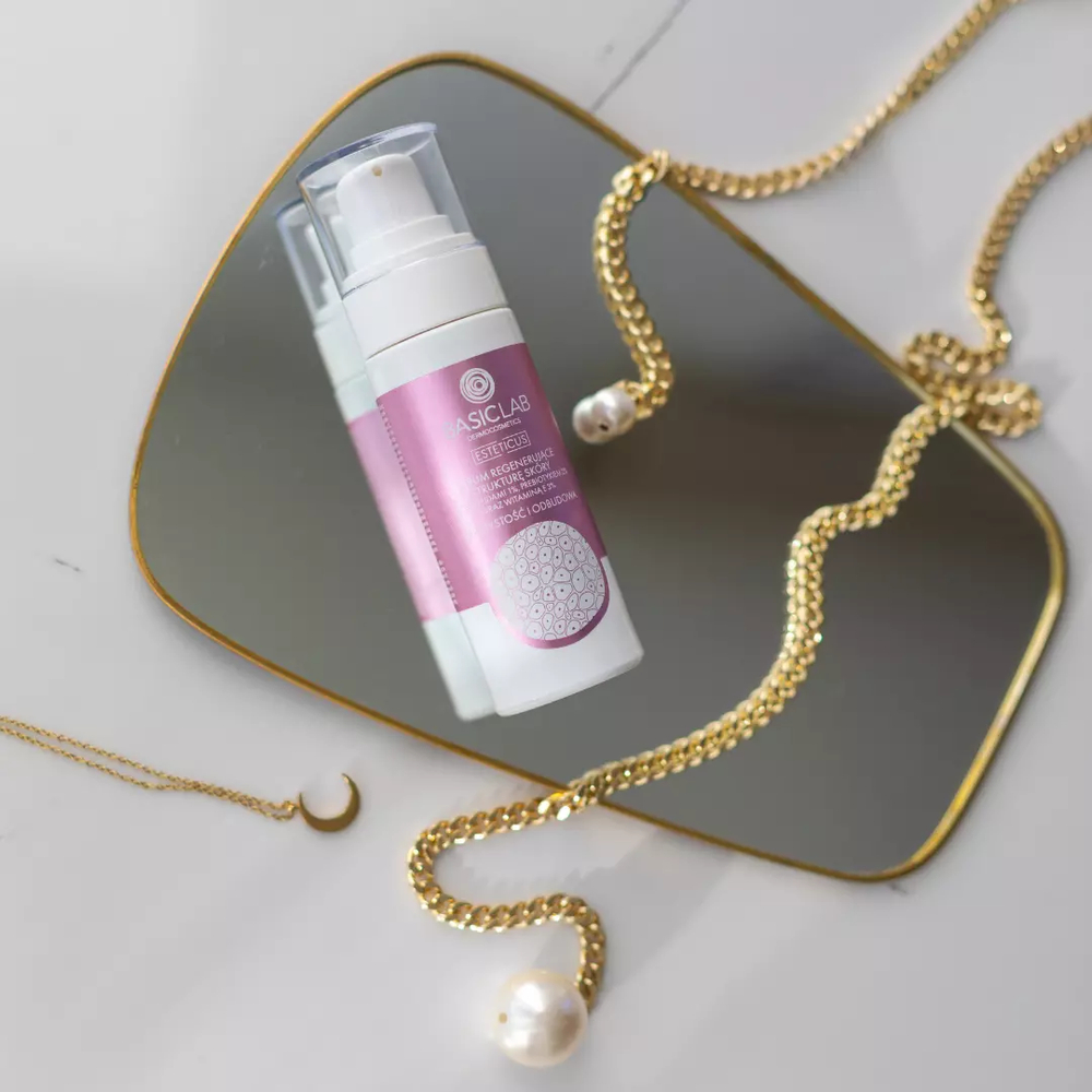 BasicLab Profesjonalne Serum z Ceramidami 1% - Najlepsza Odbudowa Bariery Lipidowej i Nawilżenie dla Suchej i Wrażliwej Cery (30 ml)