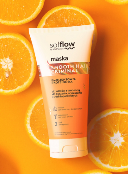 So!Flow by Vis Plantis Emollient-Protein Mask for Frizzy Hair 200ml