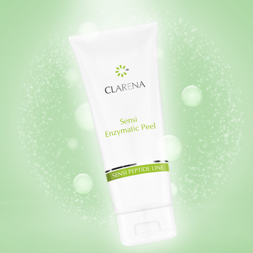 Clarena Sensi Peptide Line Delikatny Peeling Enzymatyczny dla Skóry Wrażliwej 100ml