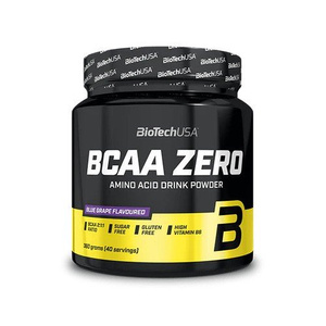 BioTechUSA BCAA Zero Blue Grape Amino Acids Powder for Muscle Support 360g