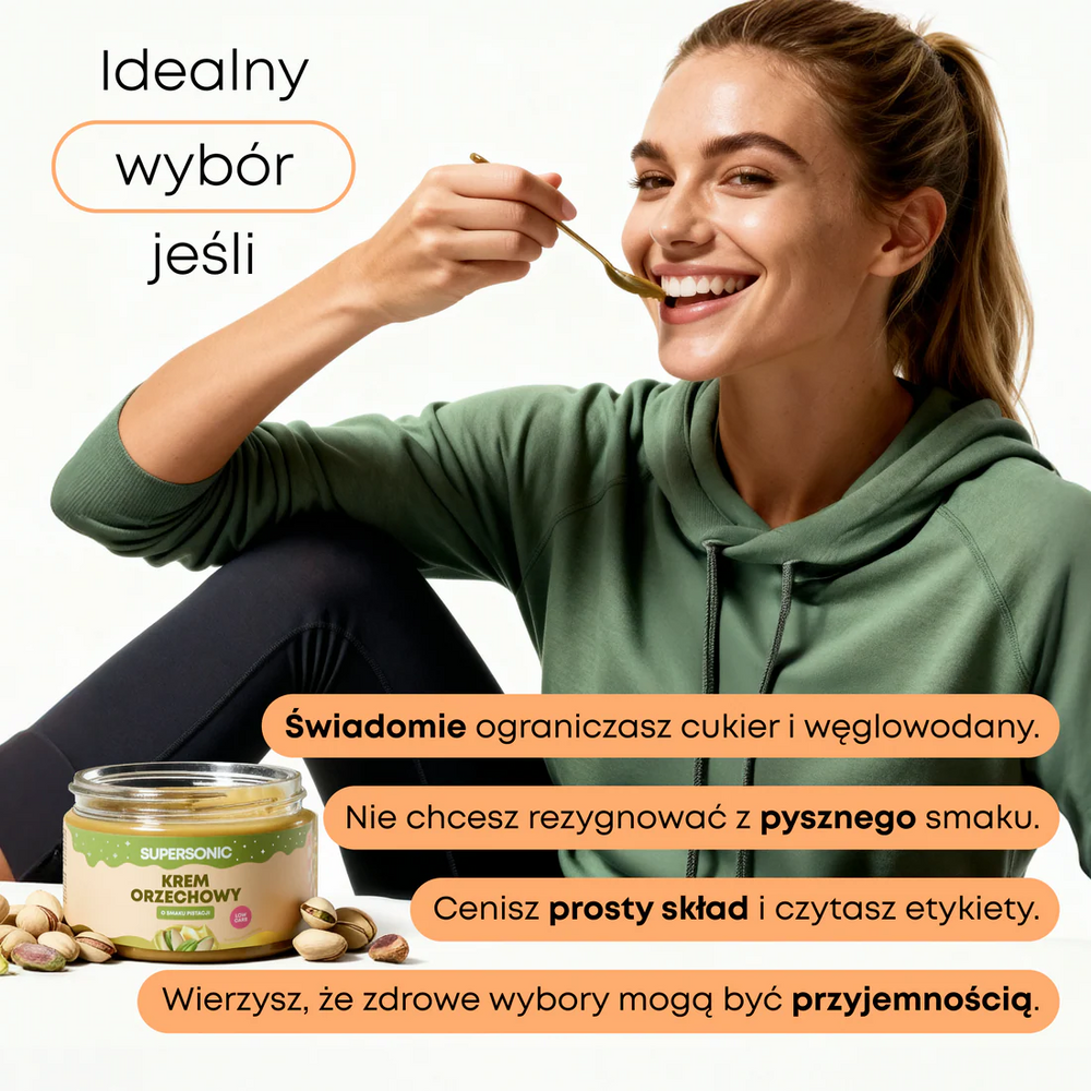 Supersonic Low-Carb Pistachio Nut Cream 280g