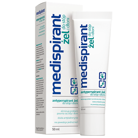 Medispirant Antiperspirant Foot And Hand Gel 50 ml