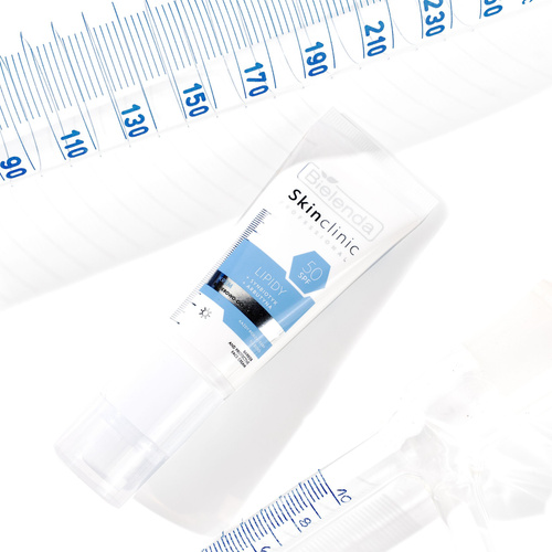 Bielenda Skin Clinic Professional Lipid UVA i UVB Barierowo - Ochronny Krem SPF 50 dla każdego Rodzaju Skóry 40ml