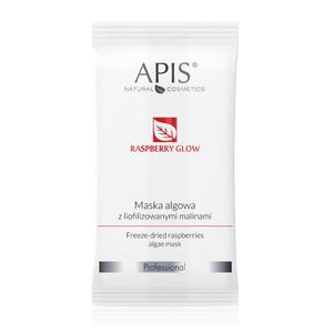 Apis Professional Raspberry Glow Maska Algowa z Liofilizowanymi Malinam dla Skóry Suchej i Odwodnionej 20g