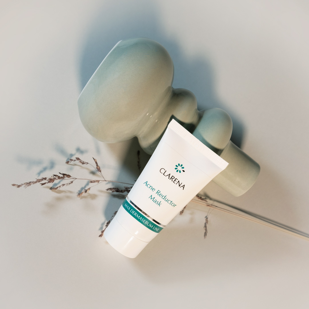 Clarena Max Dermasebum Acne Reductor Mask - Pimple Reducing Face Mask for Problematic Skin 30ml