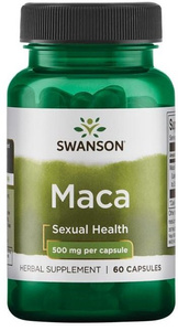 Swanson Maca Extract 500mg 60 Kapsułek