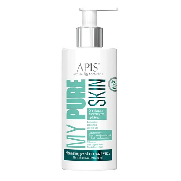 Apis My Pure Skin Normalizujący Żel do Mycia Twarzy dla Skóry Problematycznej 300ml