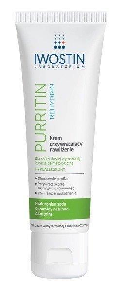 Iwostin Purritin Rehydrin Krem Przywracający Nawilżenie Skóra Tłusta 40ml