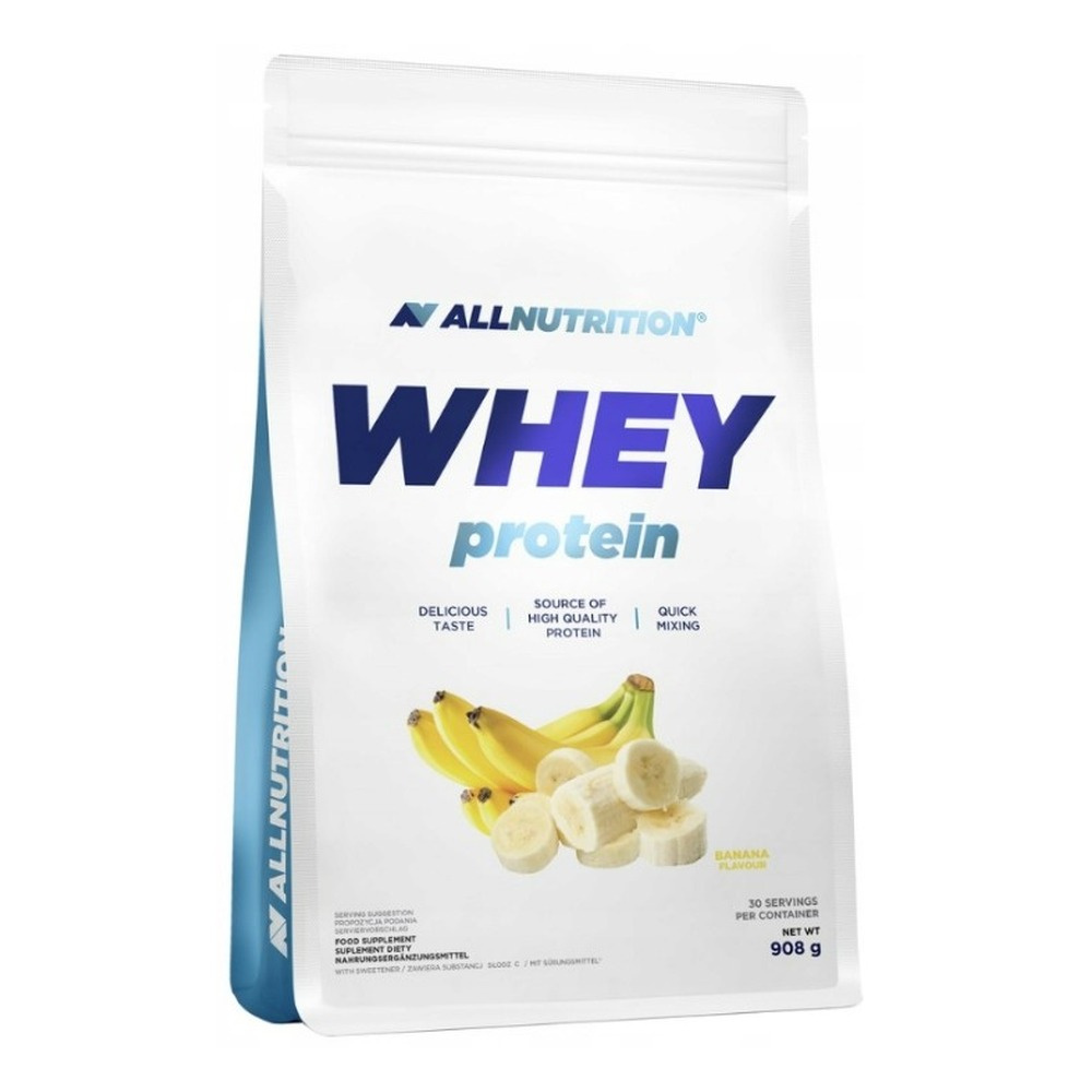 Allnutrition Whey Protein Koncentrat Białka Serwatkowego Banan 908g