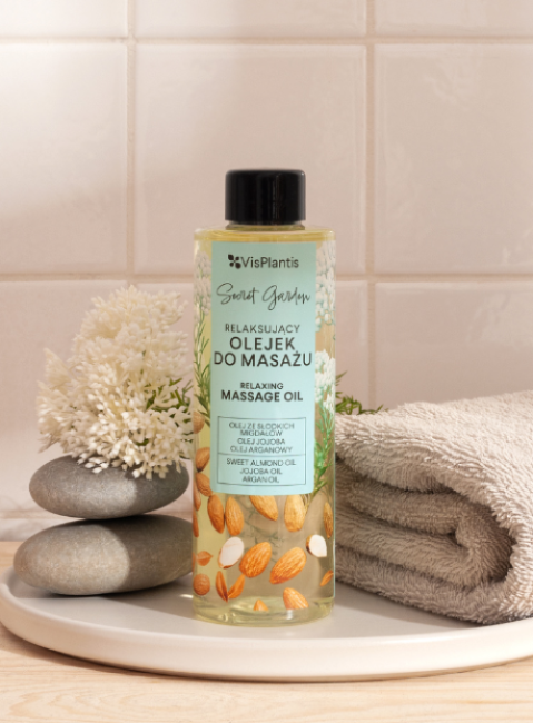 Vis Plantis Secret Garden Relaksujący Olejek do Masażu dla każdego Rodzaju Skóry 200ml