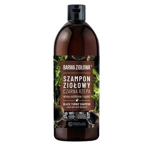 Barwa Ziołowa Szampon Czarna Rzepa dla Włosów Osłabionych z Łupieżem 480ml