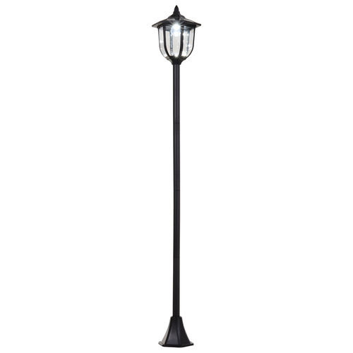 Outsunny Outdoor Garden Solar Post Lamp Sensor Light  LED Lantern Bollard Pathway Torch Light 1.77m Tall