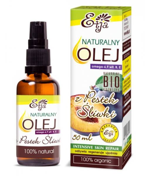 Etja Bio Plum Seed Oil for Sensitive Dry and Mature Skin 50ml