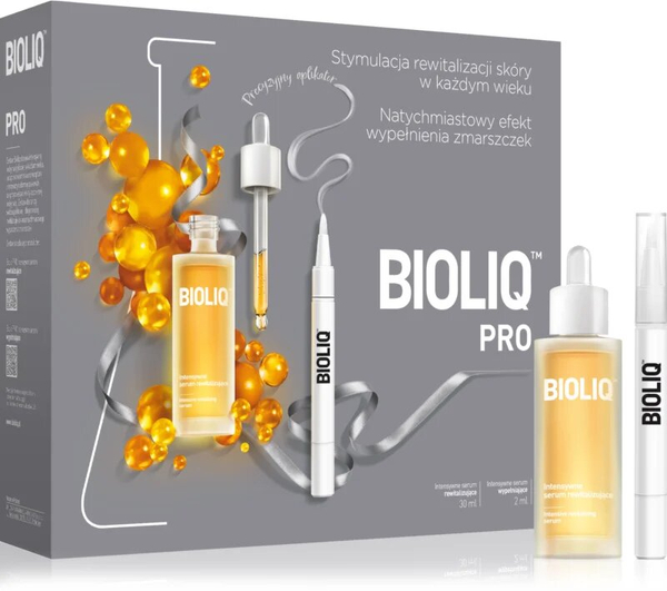 Bioliq Pro Luxury Skincare Set: Intensive Revitalizing Serum 30ml + Premium Wrinkle-Filling Serum 2ml