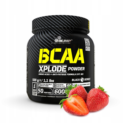 Olimp BCAA Xplode Strawberry Fit 500g