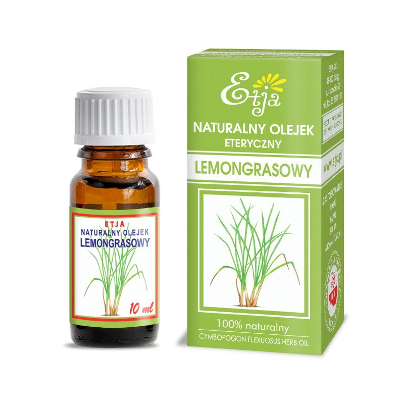 Etja Natural Lemongrass Essential Oil 10ml