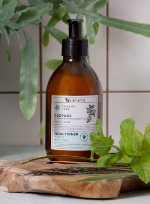 Vis Plantis Pharma Care Mint + Zinc Conditioner for Oily Hair 300ml