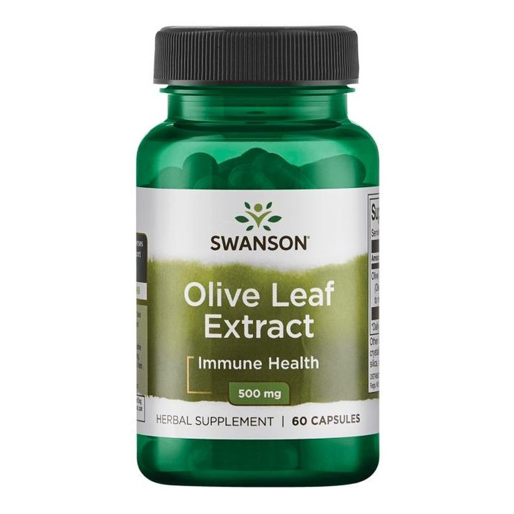 Swanson Olive Leaf Extract 500mg 60 Capsules