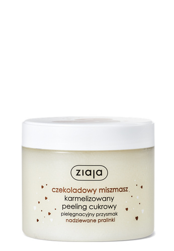 Ziaja Czekoladowy Miszmasz Karmelizowany Peeling Cukrowy dla każdego Typu Skóry 300ml