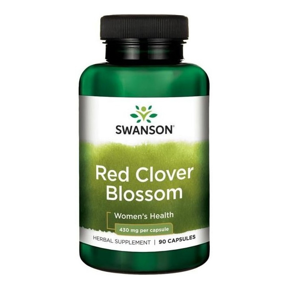 Swanson Red Clover Blossom 430mg Czerwona Koniczyna 90 Kapsułek