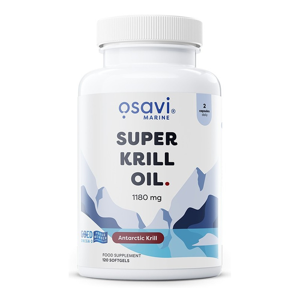 Osavi Super Krill Oil 1180mg for Heart and Liver Support 120 Softgels