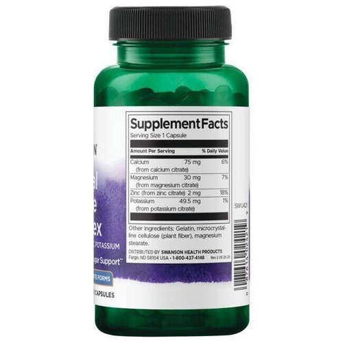 Swanson Mineral Citrate Complex 60 Capsules