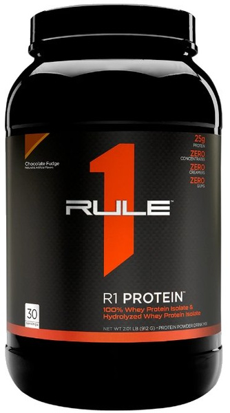 Rule One R1 Protein, Chocolate Fudge - 912g
