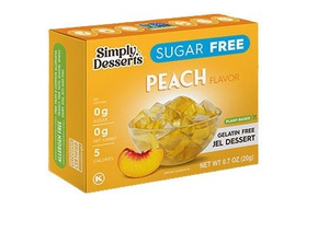 Simply Delish Jel Dessert, Peach - 20g