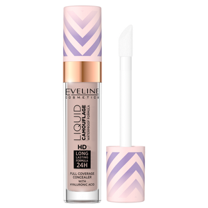 Eveline Liquid Camouflage Wodoodporny Korektor Kamuflujący z Kwasem Hialuronowym Nr 04 Light Almond 7,5ml