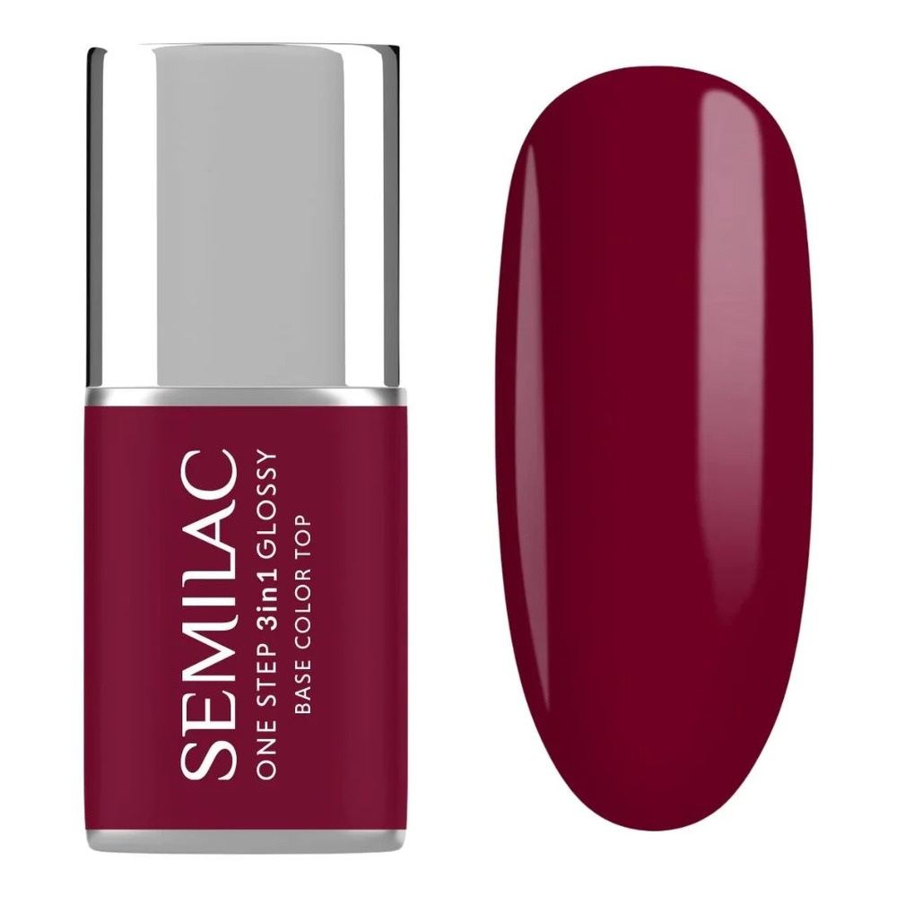 Semilac One Step 3in1 Lakier Hybrydowy 570 Dark Raspberry 7ml